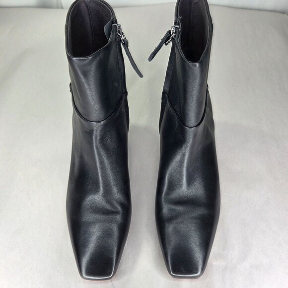 NWT Franco Sarto Franco Saydie Ankle Boot (Black Leather) - Picture 3 of 6